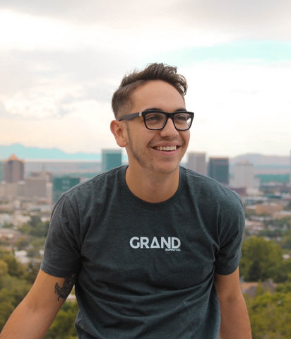 Grey & White Grand T-Shirt - Grand Supply Co.