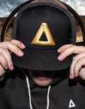 Black & Gold Grand Snapback - Grand Supply Co.