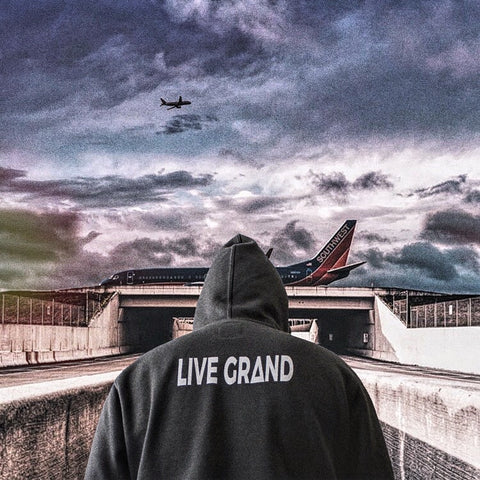 Grey Live Grand Hoodie - Grand Supply Co.