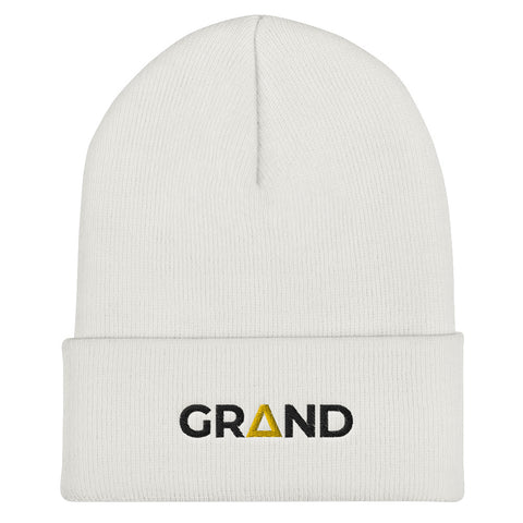 Grand OG White Beanie - Grand Supply Co.